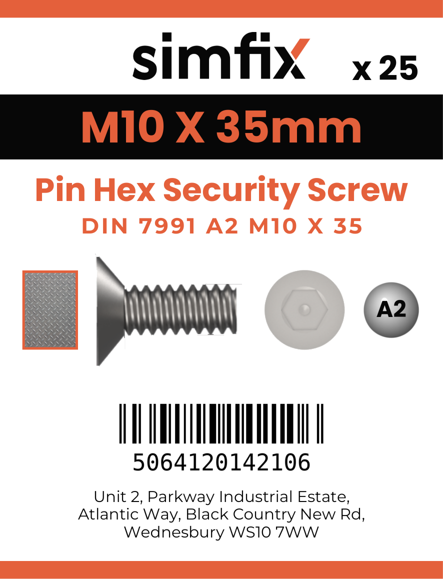 Simfix product label - 7991A210035PIN-D