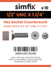 Simfix product label - 7991UA212032-D