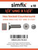 Simfix product label - 7991UA212038-D