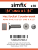 Simfix product label - 7991UA212038-D