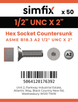 Simfix product label - 7991UA212051-T