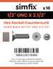 Simfix product label - 7991UA212064-D