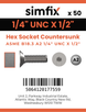 Simfix product label - 7991UA214013-T