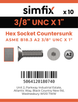 Simfix product label - 7991UA238025-D