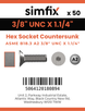 Simfix product label - 7991UA238032-T