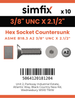 Simfix product label - 7991UA238064-D