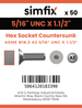 Simfix product label - 7991UA2516038-T