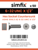 Simfix product label - 7991UA2N06013-T