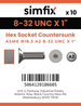 Simfix product label - 7991UA2N08025-D