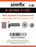 Simfix product label - 7991UA2N08038-D