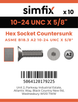 Simfix product label - 7991UA2N10016-D