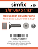 Simfix product label - 7991UFA238038-D