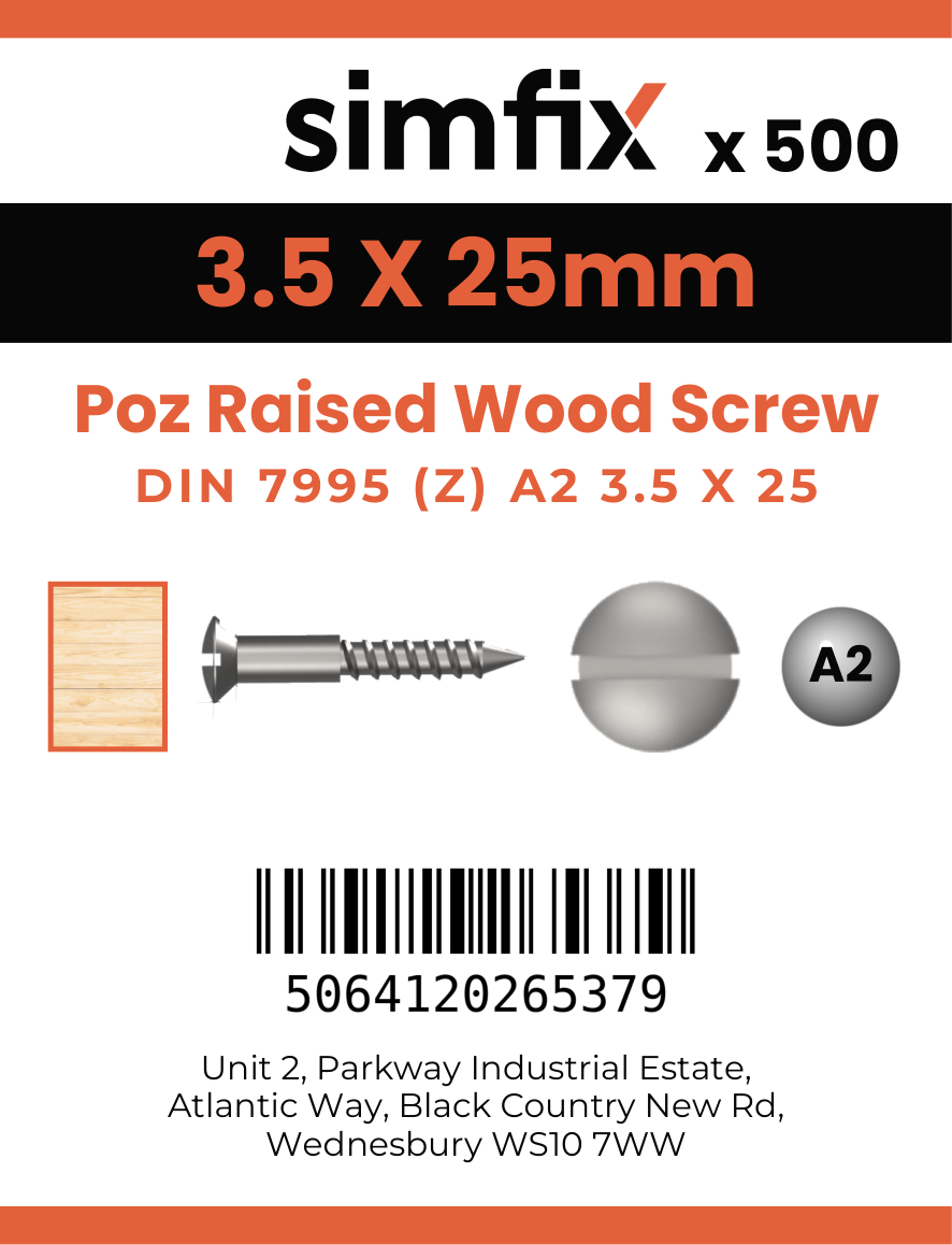 Simfix product label - 7995A235025Z-T