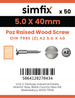 Simfix product label - 7995A250040Z-T