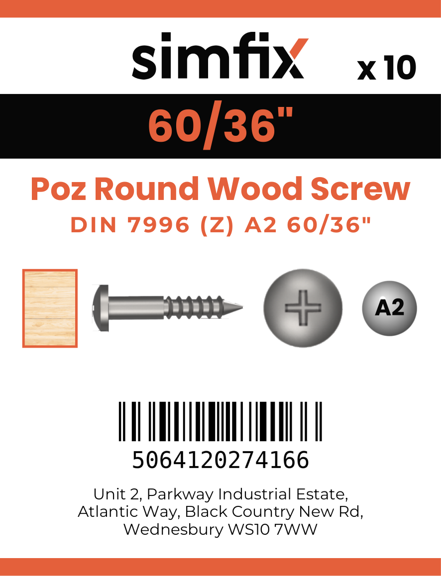 Simfix product label - 7996A205060Z-D