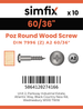 Simfix product label - 7996A205060Z-D