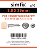 Simfix product label - 7996A235025Z-D
