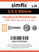 Simfix product label - 7996A235040Z-D