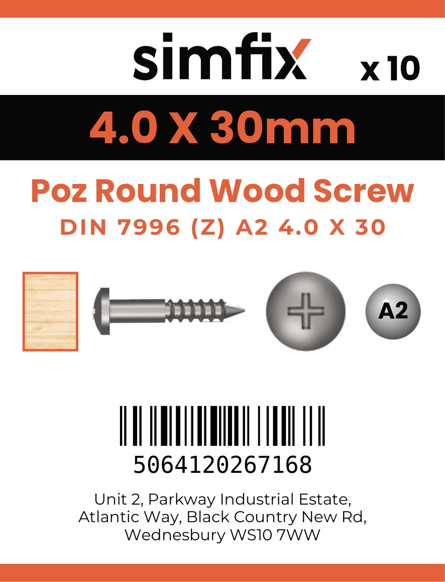 Simfix product label - 7996A240030Z-D