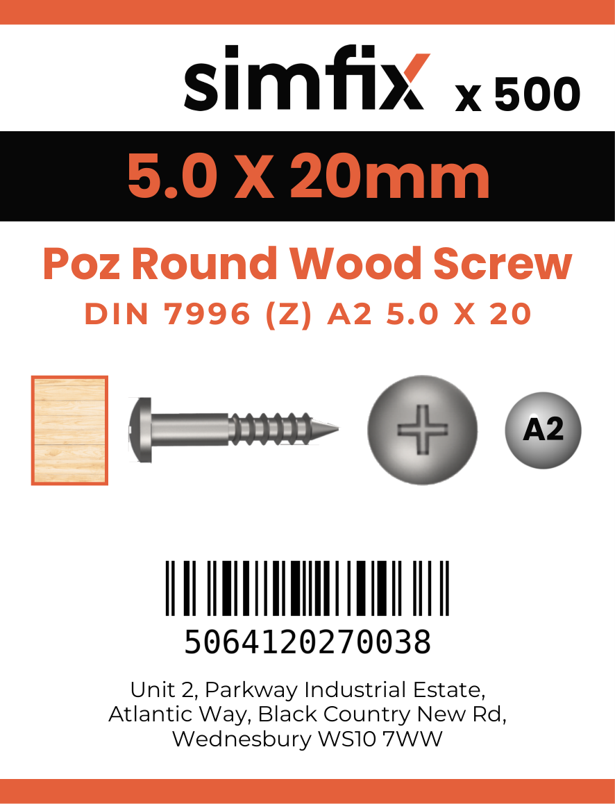 Simfix product label - 7996A250020Z-T