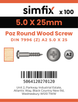 Simfix product label - 7996A250025Z-D