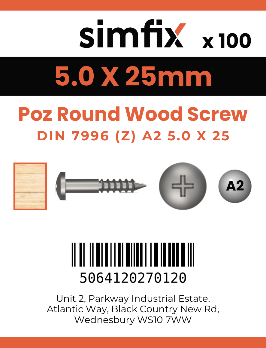 Simfix product label - 7996A250025Z-D