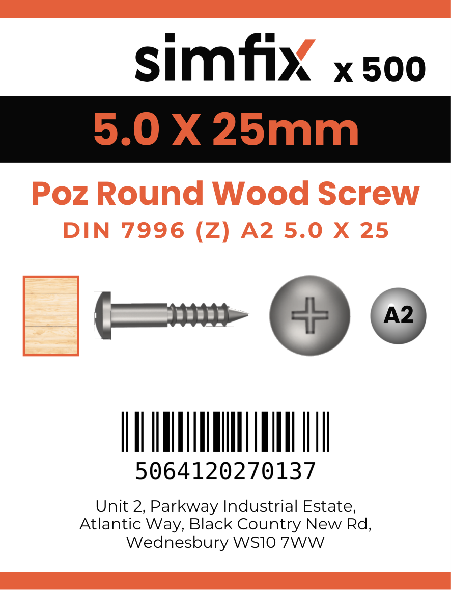 Simfix product label - 7996A250025Z-T