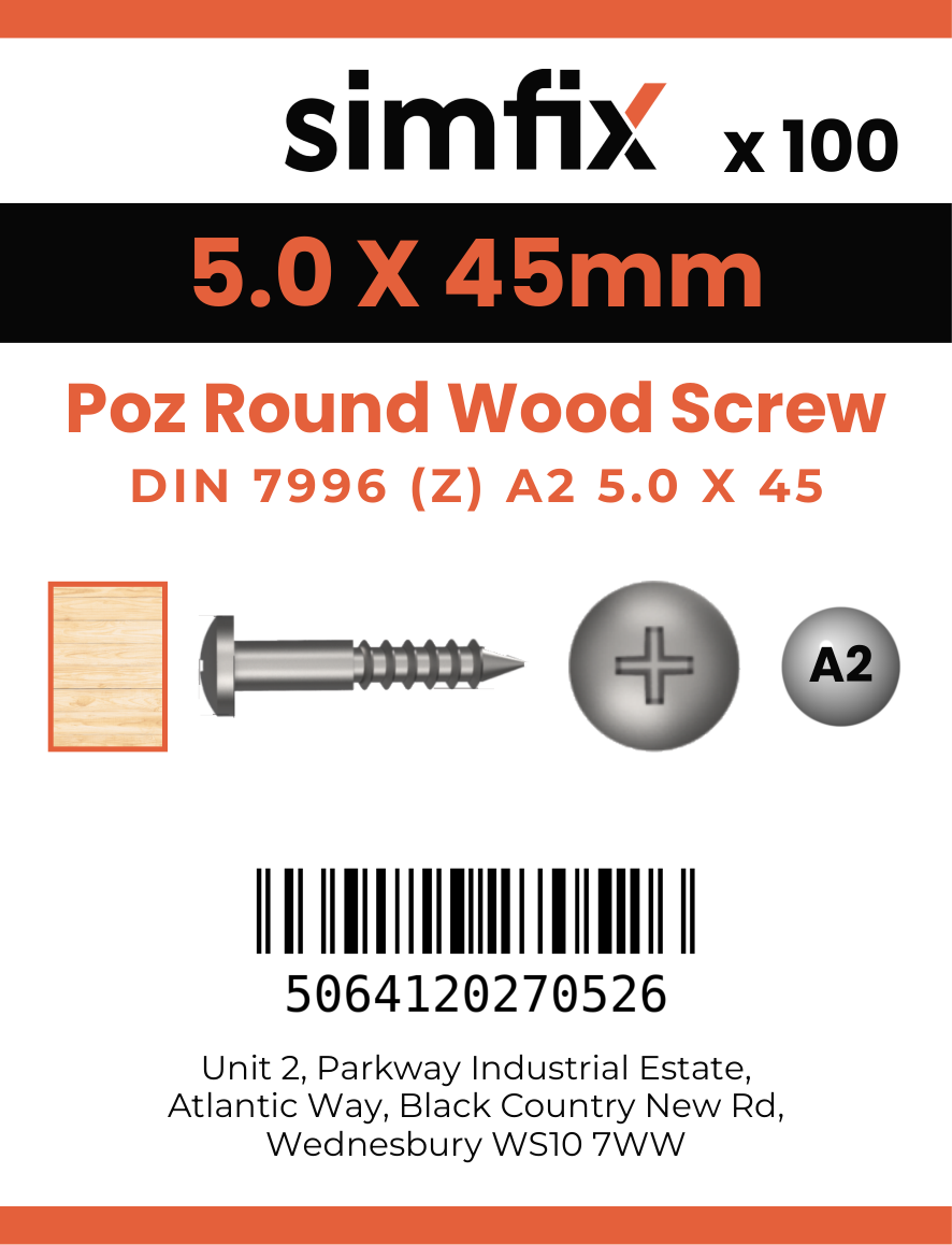 Simfix product label - 7996A250045Z-D