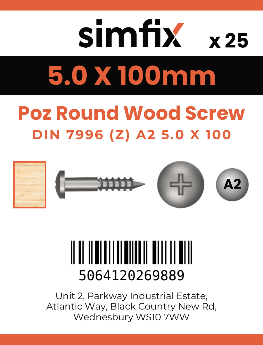 Simfix product label - 7996A250100Z-D