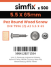 Simfix product label - 7996A255065Z-T
