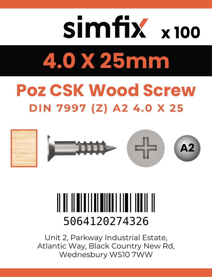 Simfix product label - 7997A204025-D