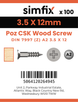 Simfix product label - 7997A235012-D