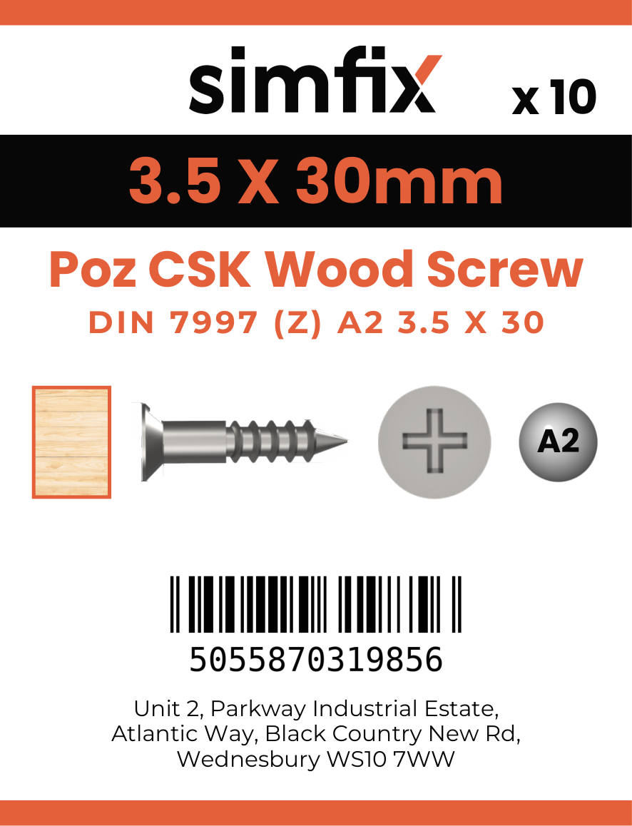 Simfix product label - 7997A235030-D