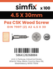 Simfix product label - 7997A245030Z-D