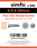 Simfix product label - 7997A245030Z-T