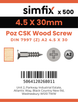Simfix product label - 7997A245030Z-T