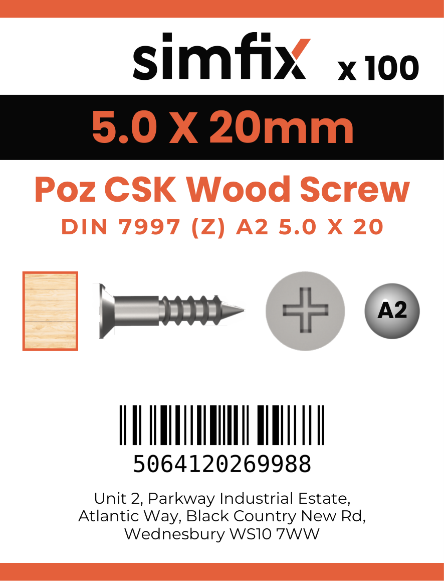 Simfix product label - 7997A250020Z-D
