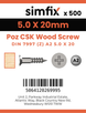 Simfix product label - 7997A250020Z-T