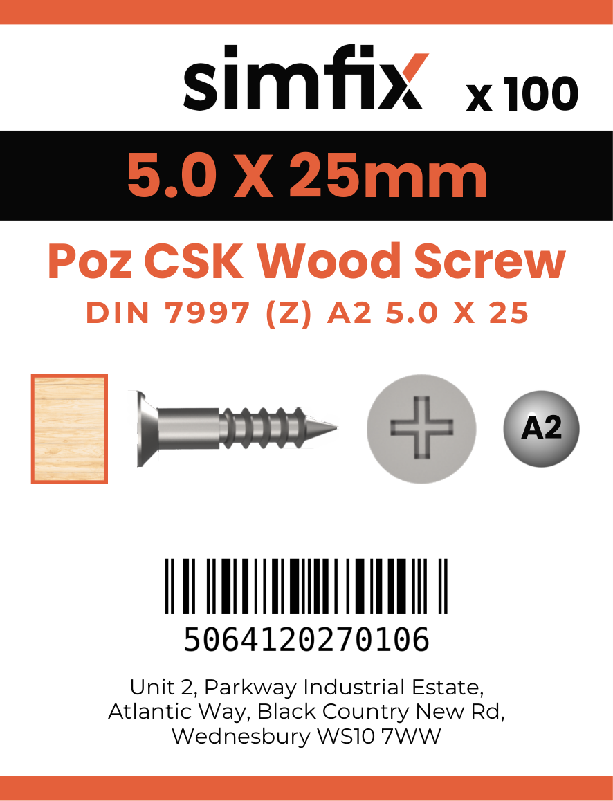 Simfix product label - 7997A250025Z-D