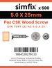 Simfix product label - 7997A250025Z-T