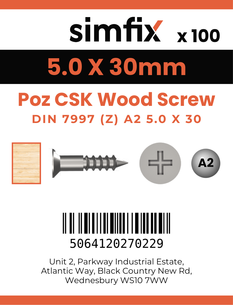 Simfix product label - 7997A250030Z-D