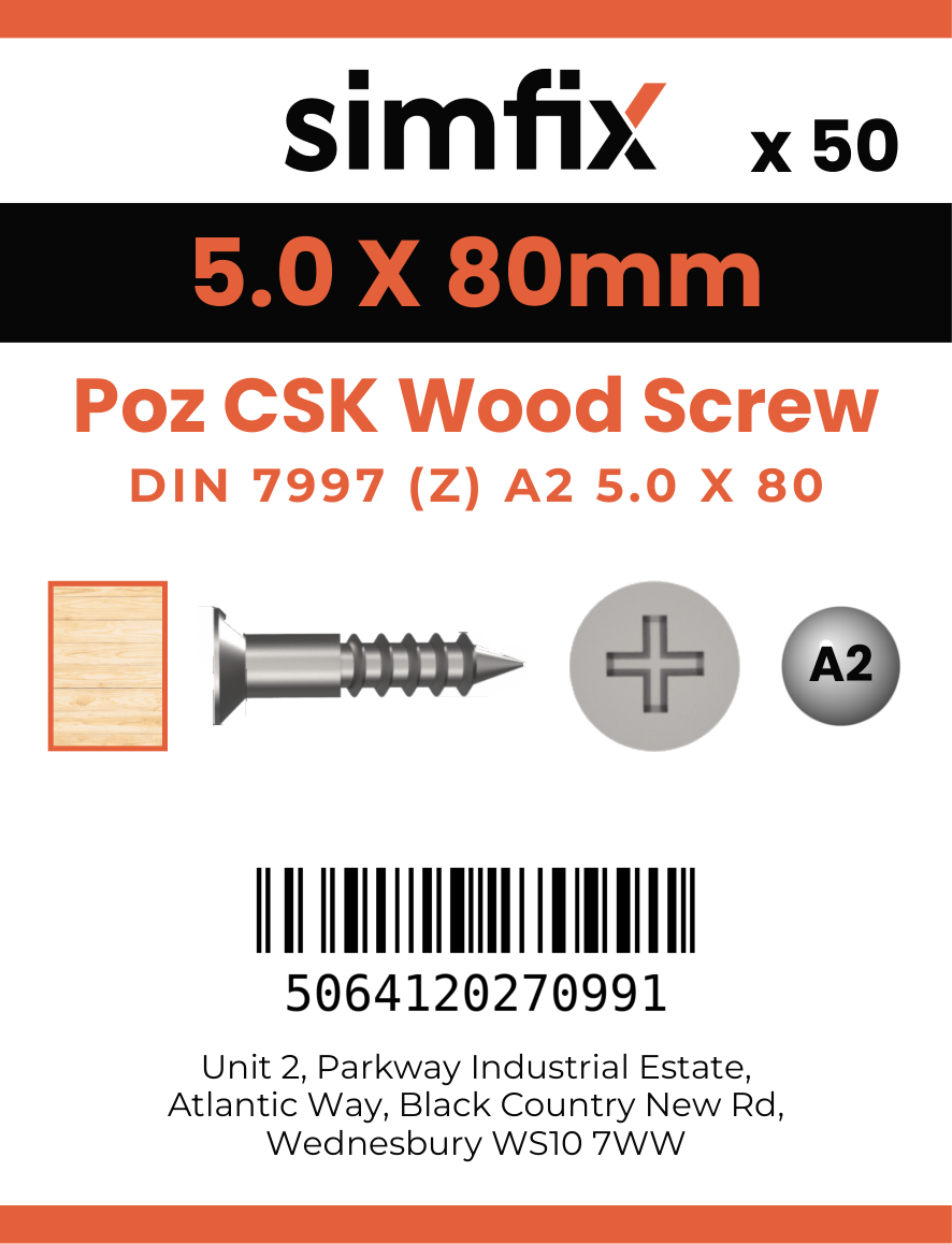 Simfix product label - 7997A250080Z-T