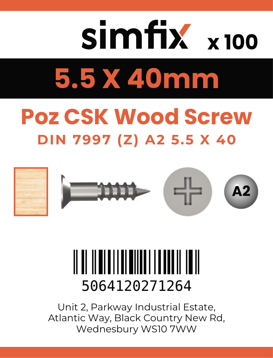 Simfix product label - 7997A255040-D