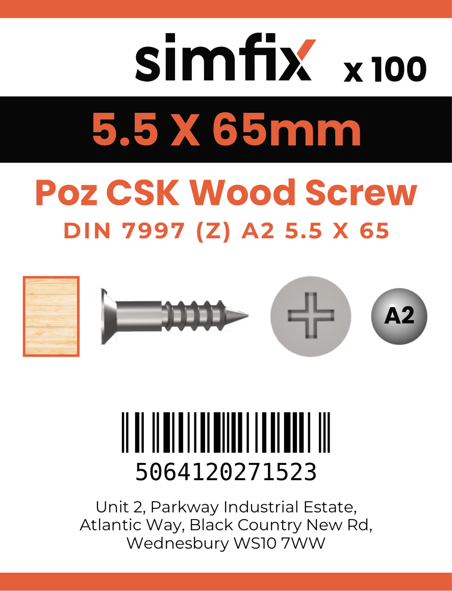 Simfix product label - 7997A255065-D