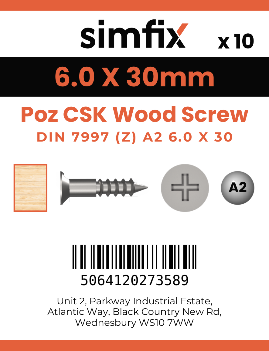 Simfix product label - 7997A260030Z-D