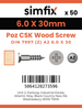Simfix product label - 7997A260030Z-T