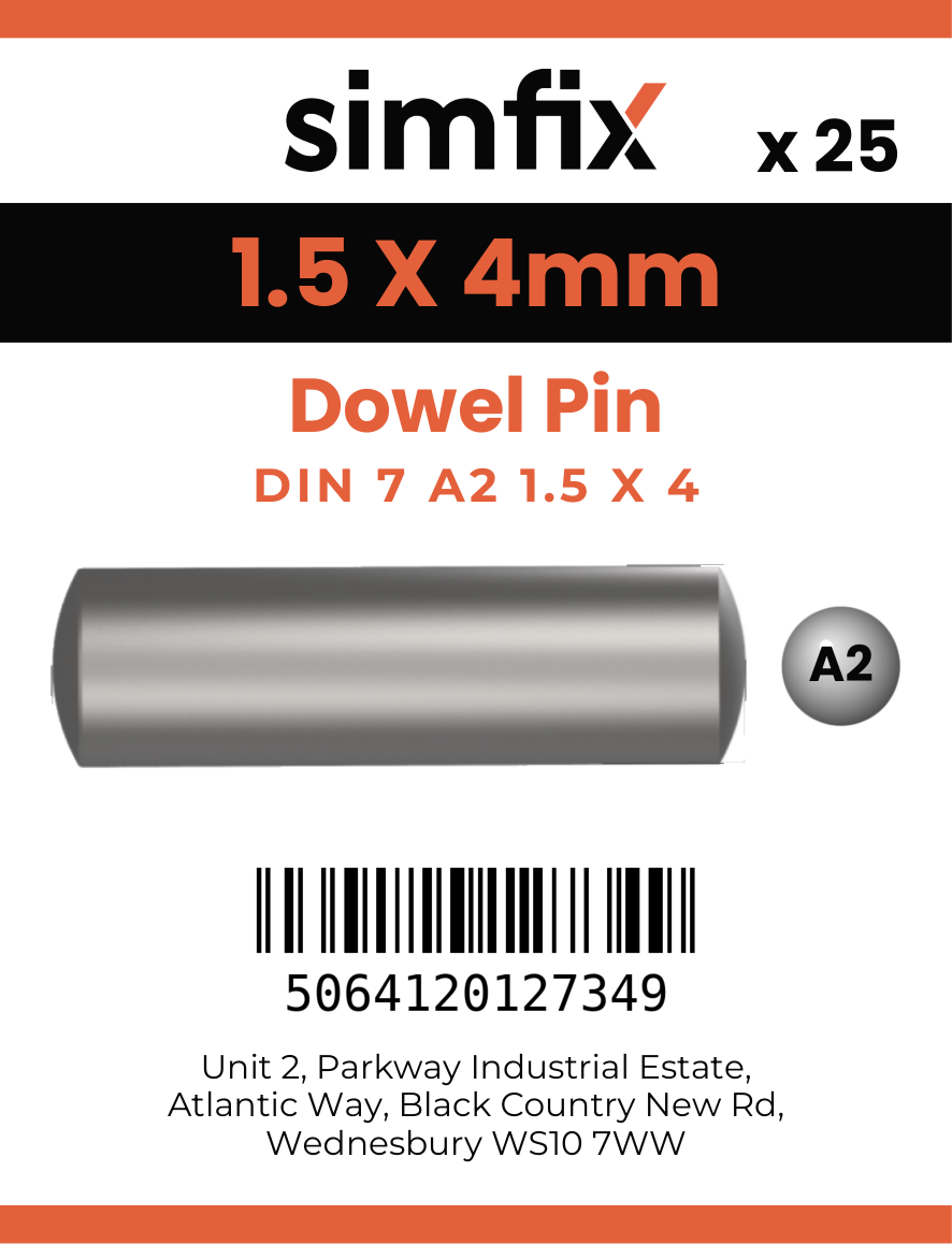 Simfix product label - 7A2015004-D