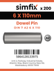 Simfix product label - 7A206110-T