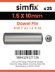 Simfix product label - 7A26015010-D