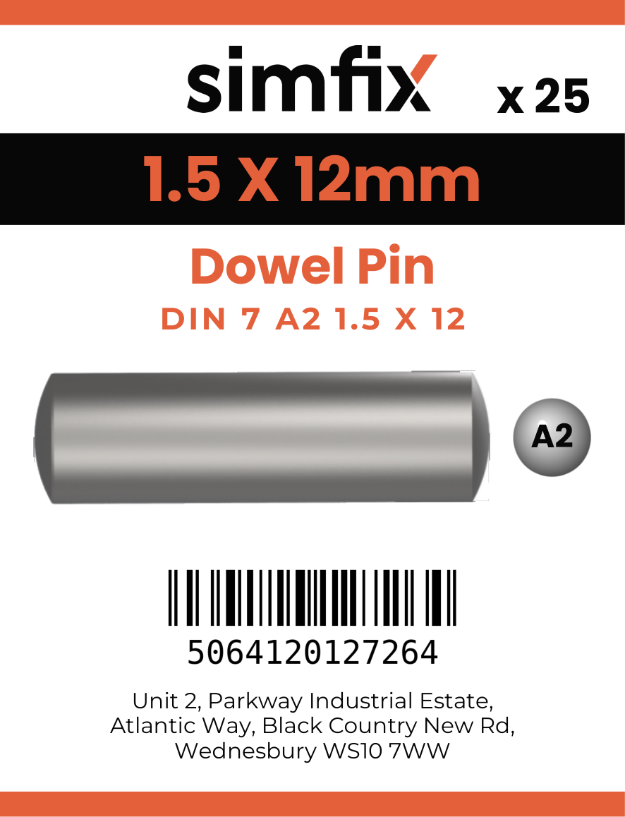 Simfix product label - 7A26015012-D